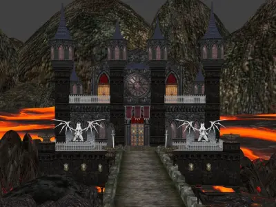 castle of hell 3D model