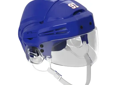 Hockey Helmet Generic 3 3D model