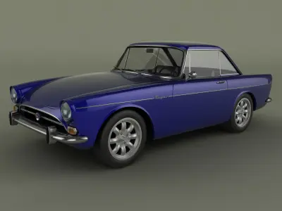 Sunbeam Tiger 3D model