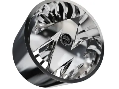 DUB RAGGED WHEEL 3D MODEL 3D print model