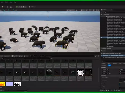 Malayan Sun Bear Low-poly 3D model