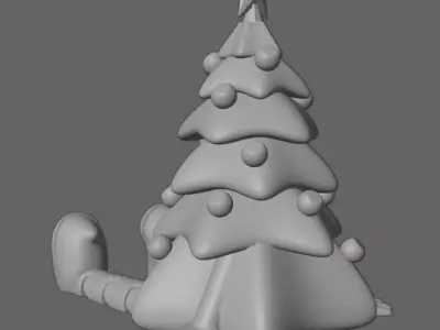 ARTICULATED XMAS TREE 3D print model