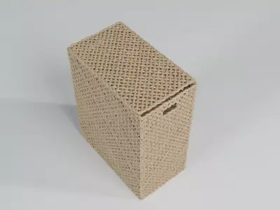 WICKER BASKET07 3D model