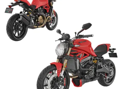 Ducati Monster 1200S 3D model