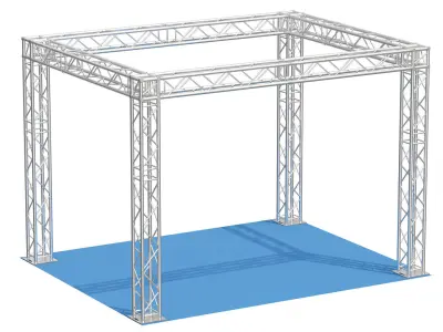 Box Truss 3m x 4m 3D model