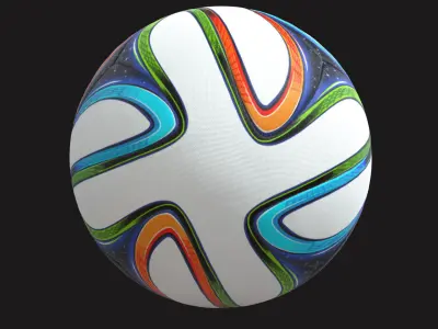 Brazuca Soccer Ball 3D model