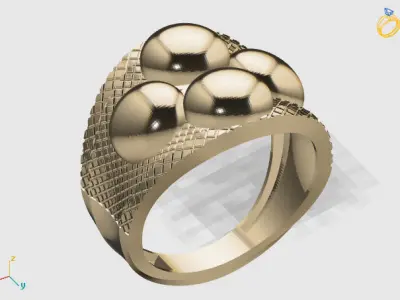 Women Plain Ring STL Models Womens Ring 3dmodels 3D print model 3D print model 46