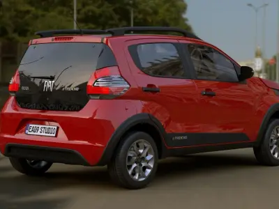 Fiat Mobi Trekking 2023 3D model