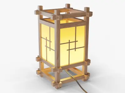 Shoji Lantern 3D model