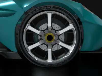 Aston Martin Valhalla 2023 3D model