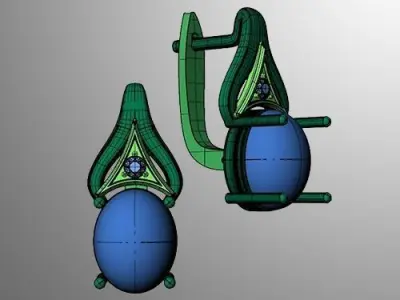 Earrings  dp 1 3D print model