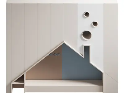 Kids wall panell 16 3D model
