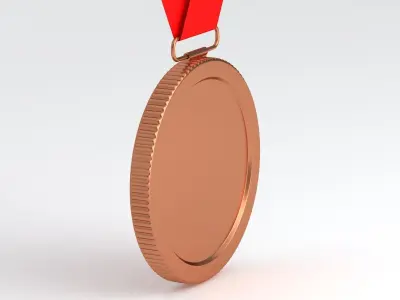 Copper Medal 3D model