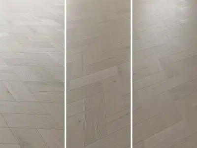 Parquet Oak Mist New Firestop set 5 3D model