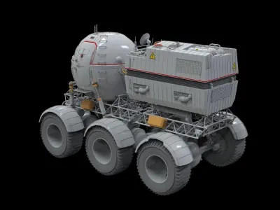 STAR COPS MOON ROVER  3D model
