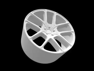 vosteiner V-FF 101 scalable and printable rims 3D print model
