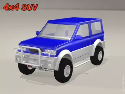 4x4 SUV 3D model