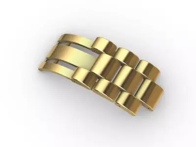 Chain bracelet clasp brand watch printable 3d design 3D print model