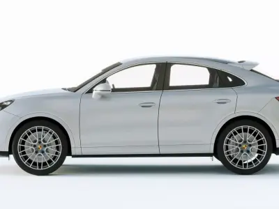 Porsche Cayenne Turbo coupe 2020 3D model