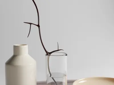 elegant decoration Low-poly 3D model