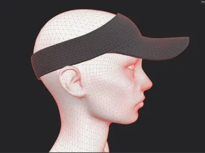 Hat  Model 01 Low-poly 3D model