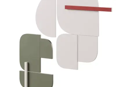 Danei wall panel by Kave home 3D model