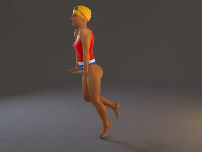 Swwimming Pool Female BCC 2130 007 3D model