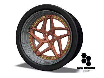 HX-01 Wheels  3D print model