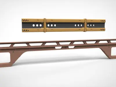 sci-fi Architecture kitbash 36 3D model