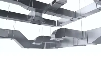 Ventilation systems 3D model