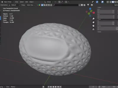 Basketball Statue Sculpture 3D model