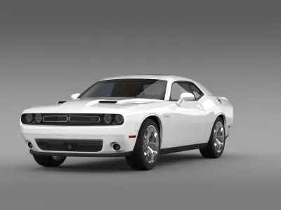 Dodge Challenger RT Classic LC 2015 3D model