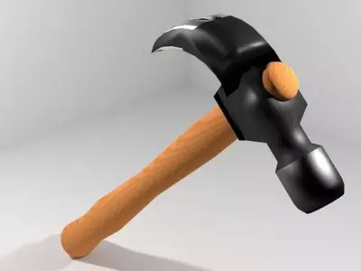 Civil Tool - Claw Hammer 3D model