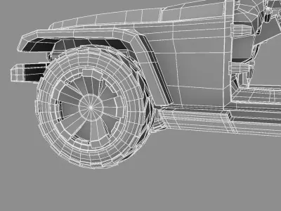 3D Jeep wrangler - wrangler 3D model