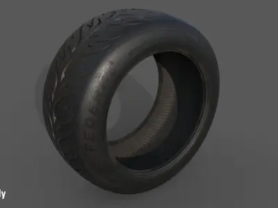 Federal 595 RS 205 50 for 15x9 Low-poly 3D model