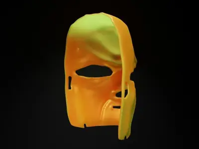 WWE Kane Face Mask - Gamer Cosplay Helmet  3D print model