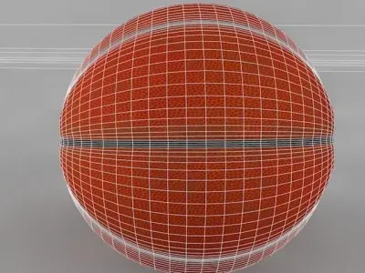 basketball ball 3D model 13