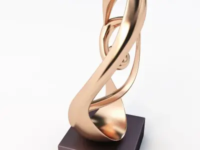 Kieff Grediaga Antonio Bronze Sculpture 3D model