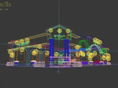 Exhibition - Area - 18X11-3DMAX2009-016 3D model