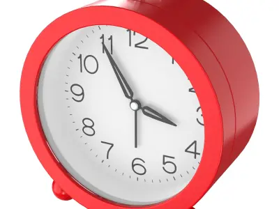 Analogical Clock - 3 Colors Low-poly 3D model