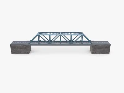 Bridge v1 Low-poly 3D model