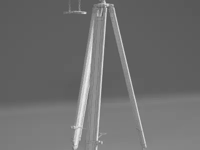 Hampton Nautical Binoculars 3D model