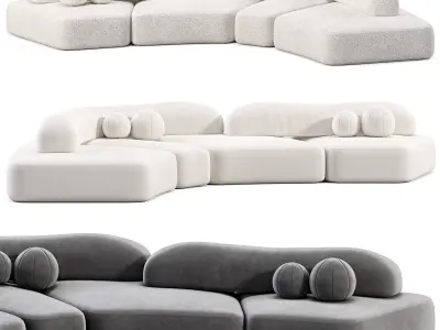 On The Rocks Sofa 3D model