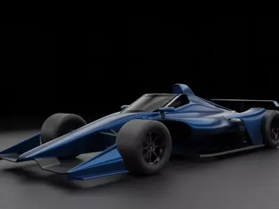 Indycar Oval Version 3D model