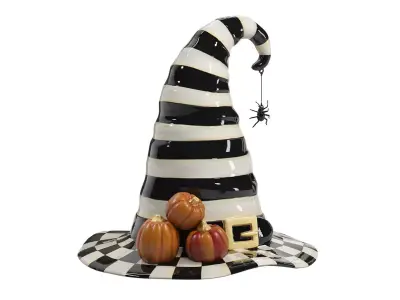 Halloween interior decoration set 01 3D model