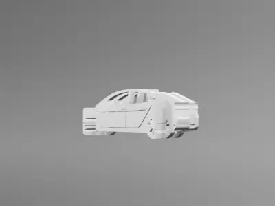 Tesla Model 3 - Keychain 3D print model