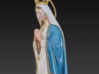 Praying Virgin Mary - Sacred Rosary Statue Collection