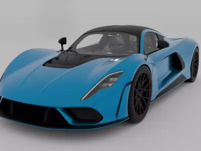 Hennessey Venom F5 3D model get