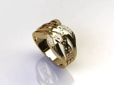 Fancy Womens Rings Plain Rings Ready STL 3DM Models Rings 3D print model 28