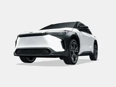 Toyota bZ4X 2023 Low-poly 3D model